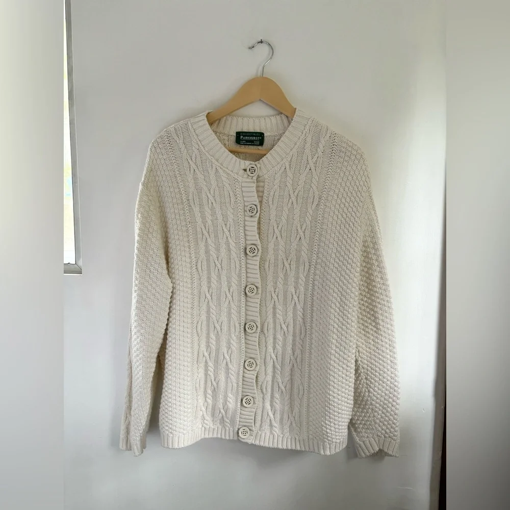 VINTAGE | Parkhurst knit sweater*made in Canada | size large - Picture 5 of 5